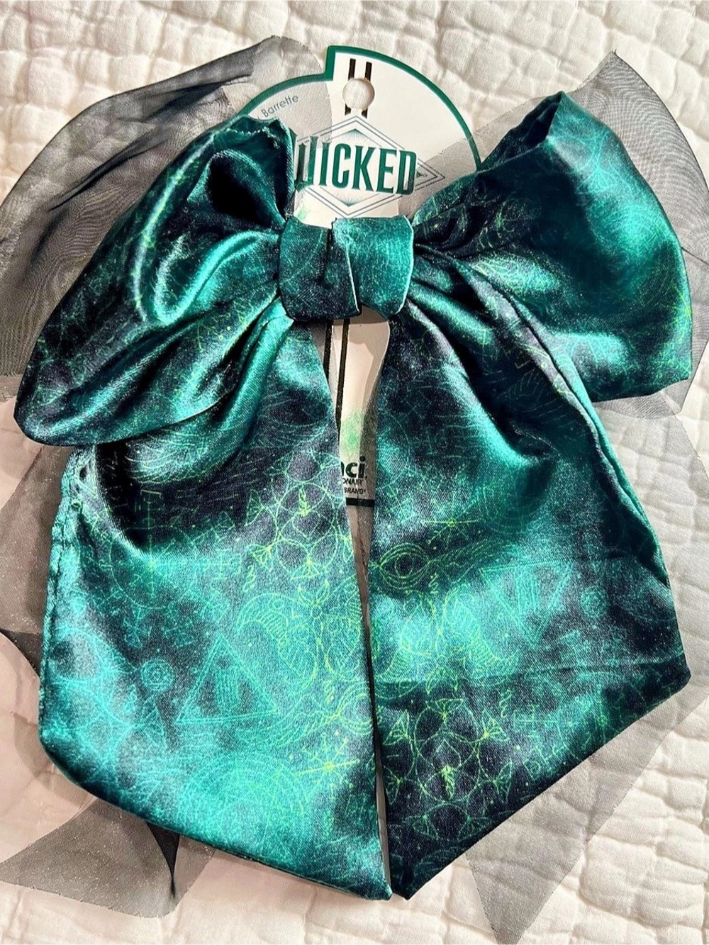 Scünci Wicked 7 Pc Hair Accessories Green & Pink NWT